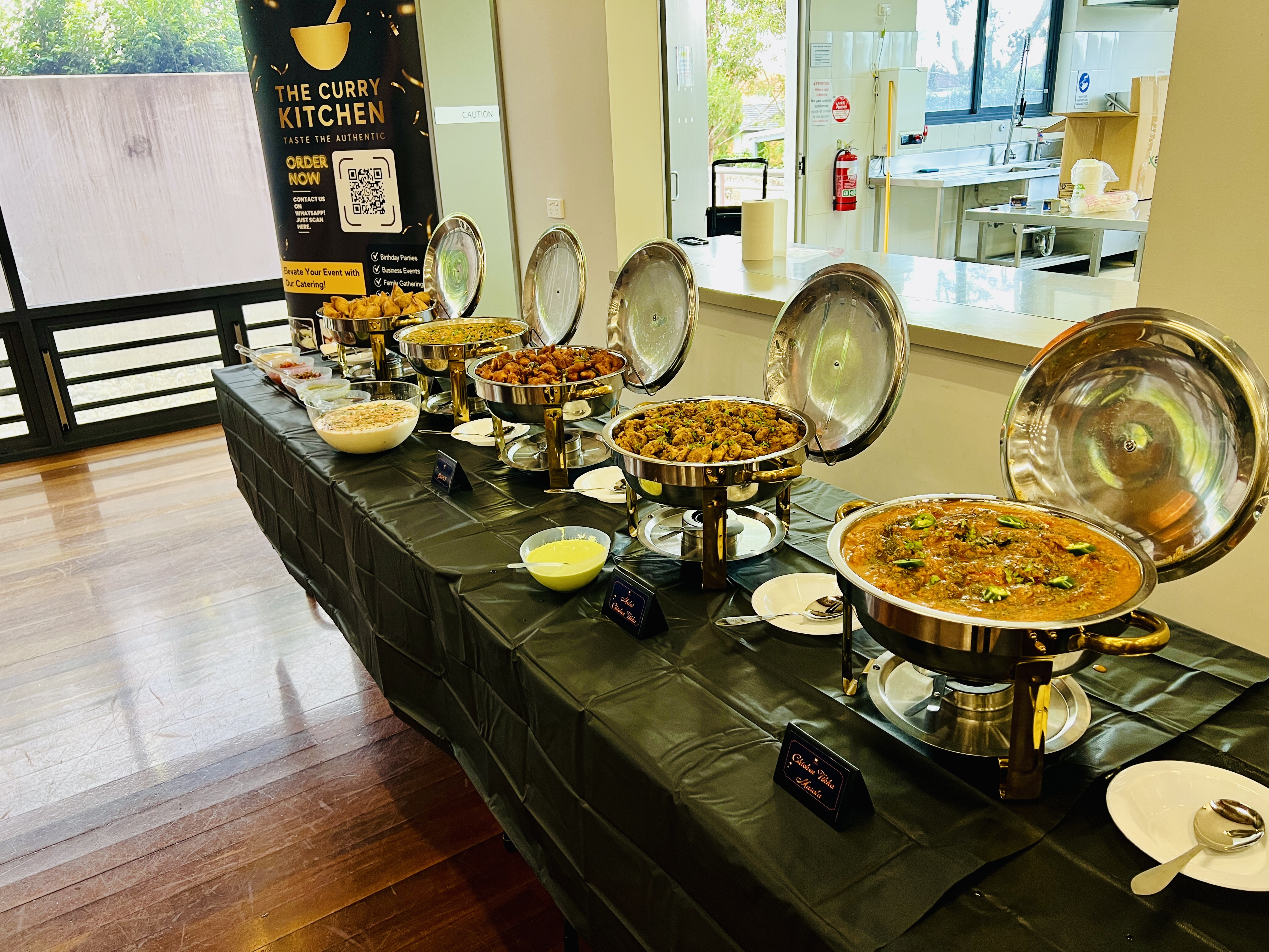 Catering buffet selection